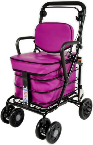 Shopping trolley with - shopping, seat