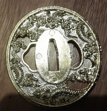 Tsuba set sword guards Dragon