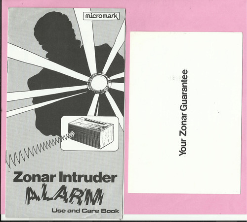 Micromark zonar intruder - intruder, alarm