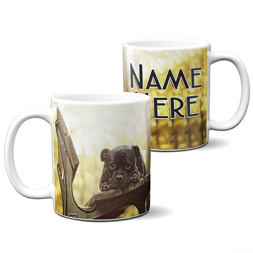 Personalised staffy terrier - personalised,