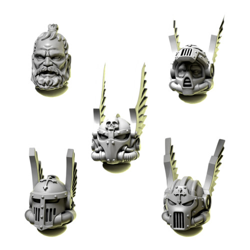 Heads helmets pack - heads, |