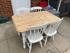Farmhouse Table And Four