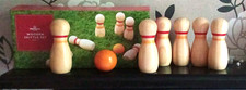 Wooden skittles garden - skittles,