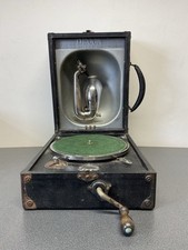 Decca Junior Portable Swiss Gramophone Turntable Phonograph 1930’s? Antique.
