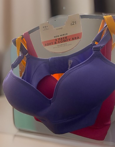 George asda 3pc bra - george,