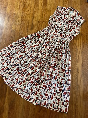 Vintage 1950s novelty print - 1950s,
