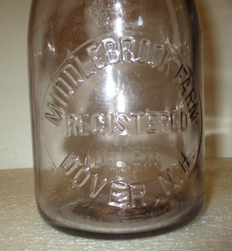 Early 1900 embossed milk - early,