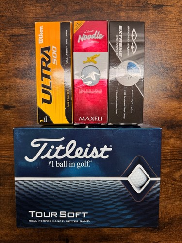 Golf ball lot - titleist, tour