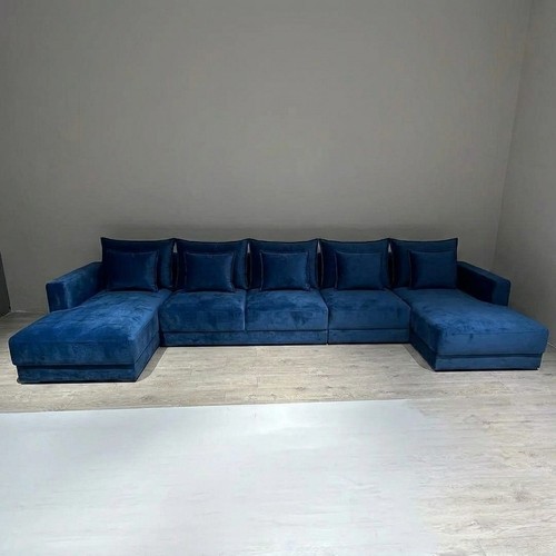 Luxury shape sofa velvet - u-shape,