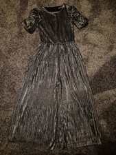 Next Girls Silver Jumpsuit Age