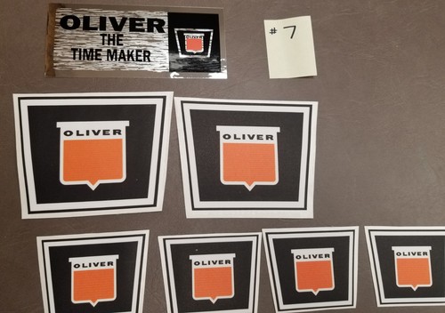 Oliver tractor implement vinyl - implement,