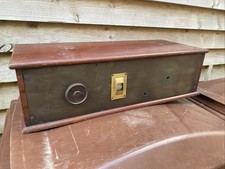 Large 1920s Receiver Cabinet GECOPHONE Tuning Condenser 