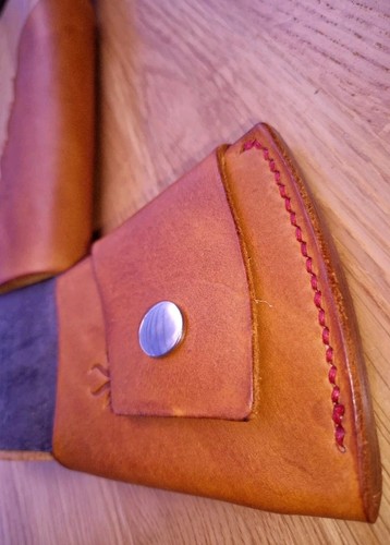 Leather sheath overstrike - sheath,