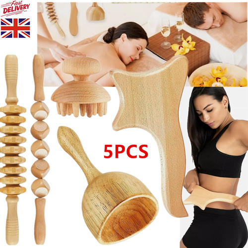 5pcs wood therapy massage - wood,