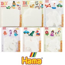 Hama Beads Peg Boards Assorted Shapes Peg Board Pack Kit Gift Girls Boys Kids
