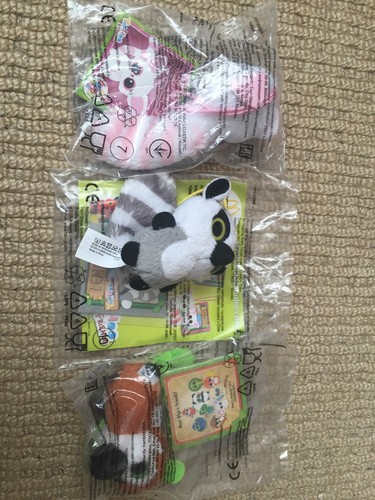 Mcdonalds yoohoo toys x3 - mcdonalds,