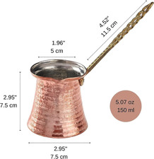 Turkish Coffee Pot | Hammered