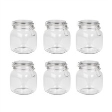 1L Glass Storage Jars with