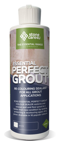 White grout sealer coloured - white,