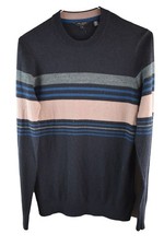 TED BAKER Navy Knitwear Jumper size 2 Womens Pullover Casual Outdoors Outerwear