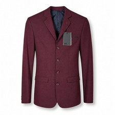 asos design burgundy blazer