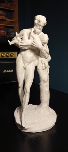 Silenus holding bacchus greek - silenus,