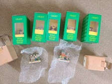 Tetley Tea Folk Collectable Houses Complete Set Of 7 Boxed