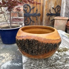 Large wooden planter pot - large,