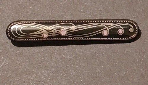 Black pink enamel - pink, bar