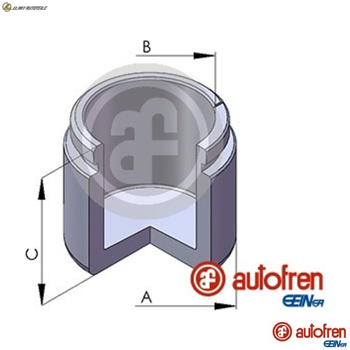 Piston brake caliper - brake,