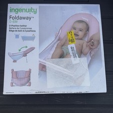 Summer Infant by Ingenuity Foldaway 2-Position Bather, Pink Swirls 
