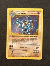 Machamp Base Set 1st Edition