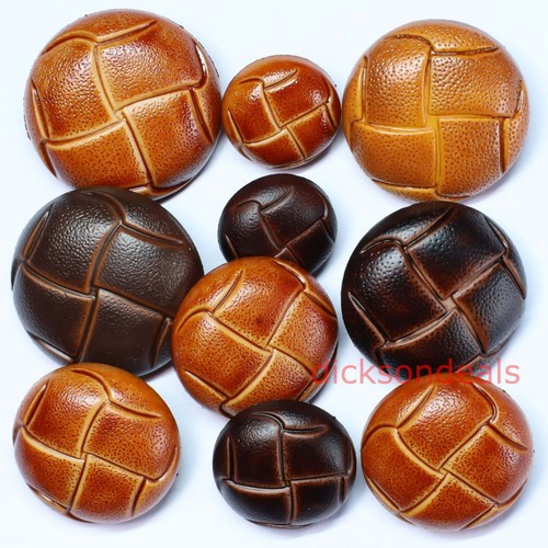 Football buttons brown or - 6,