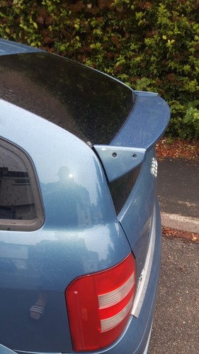 Audi rear boot spoiler - a2,