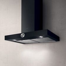 Elica Alpha LOL BL/A/60 PRF0097782A 60cm Designer Chimney Cooker Hood Matt Black