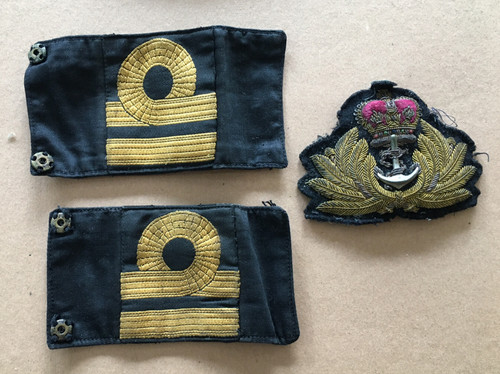 Royal navy slip epaulettes - royal, slip-on