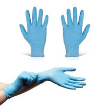 100 BLUE DISPOSABLE NITRILE