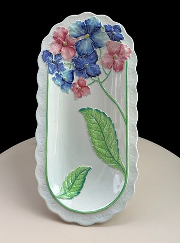 Carlton ware embossed blue - embossed,