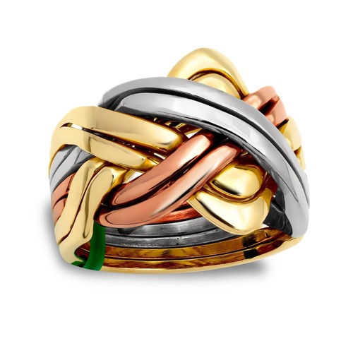 Mens solid 9ct yellow white - solid,