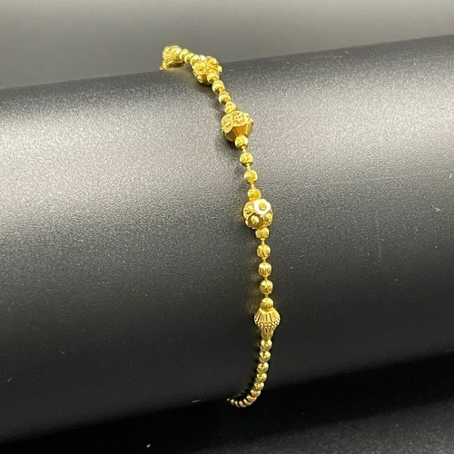 Ladies 22ct yellow gold ball - ladies,