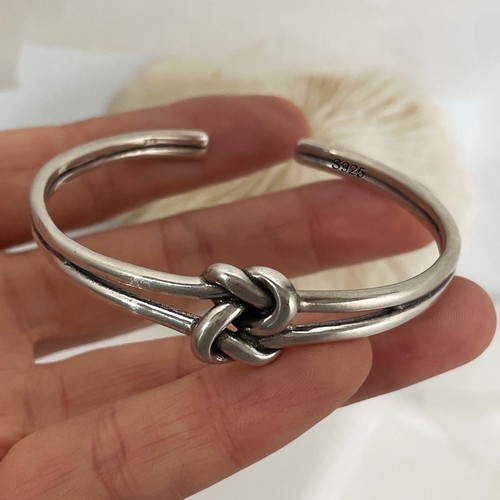 Mens vintage open bangle 925 - vintage,
