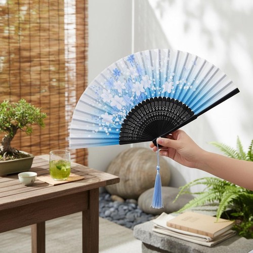 Cherry blossom folding fan - cherry,