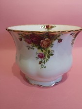 Royal Albert Bone China Planter- "Old Country Roses".