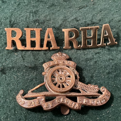 Royal horse artillery cap - horse, and