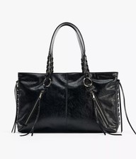 Zara Black Tassel Zipped