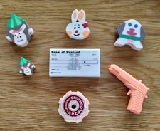 Vintage Erasers  Mixed (  7
