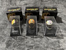 MINICHAMPS  Bundle  - VALENTINO ROSSI 1/8 SCALE MODEL HELMETS x3 1997 2001 2005