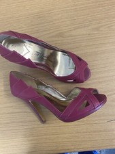 Ladies Ted Baker Pink Shoes, Heels Peep Toe Size 6 Party, Occasion, Holiday