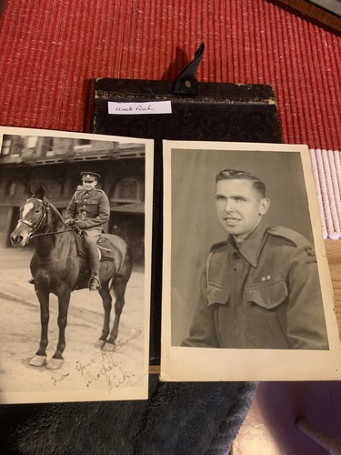 Ww2 soldier framed photo - soldier, named