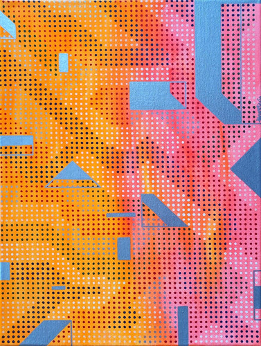 New abstract painting - new, "weekend